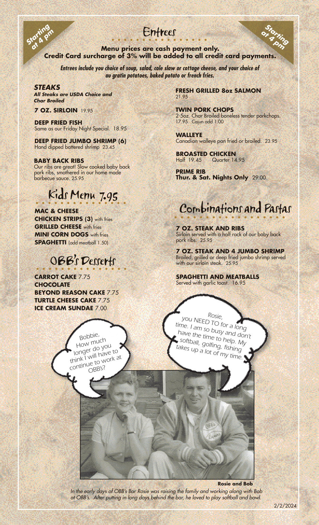 Lunch & Dinner Menu Page 4